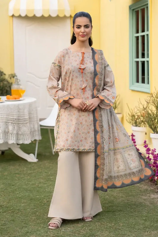 Women Printed 3 Piece Suit - CD2248