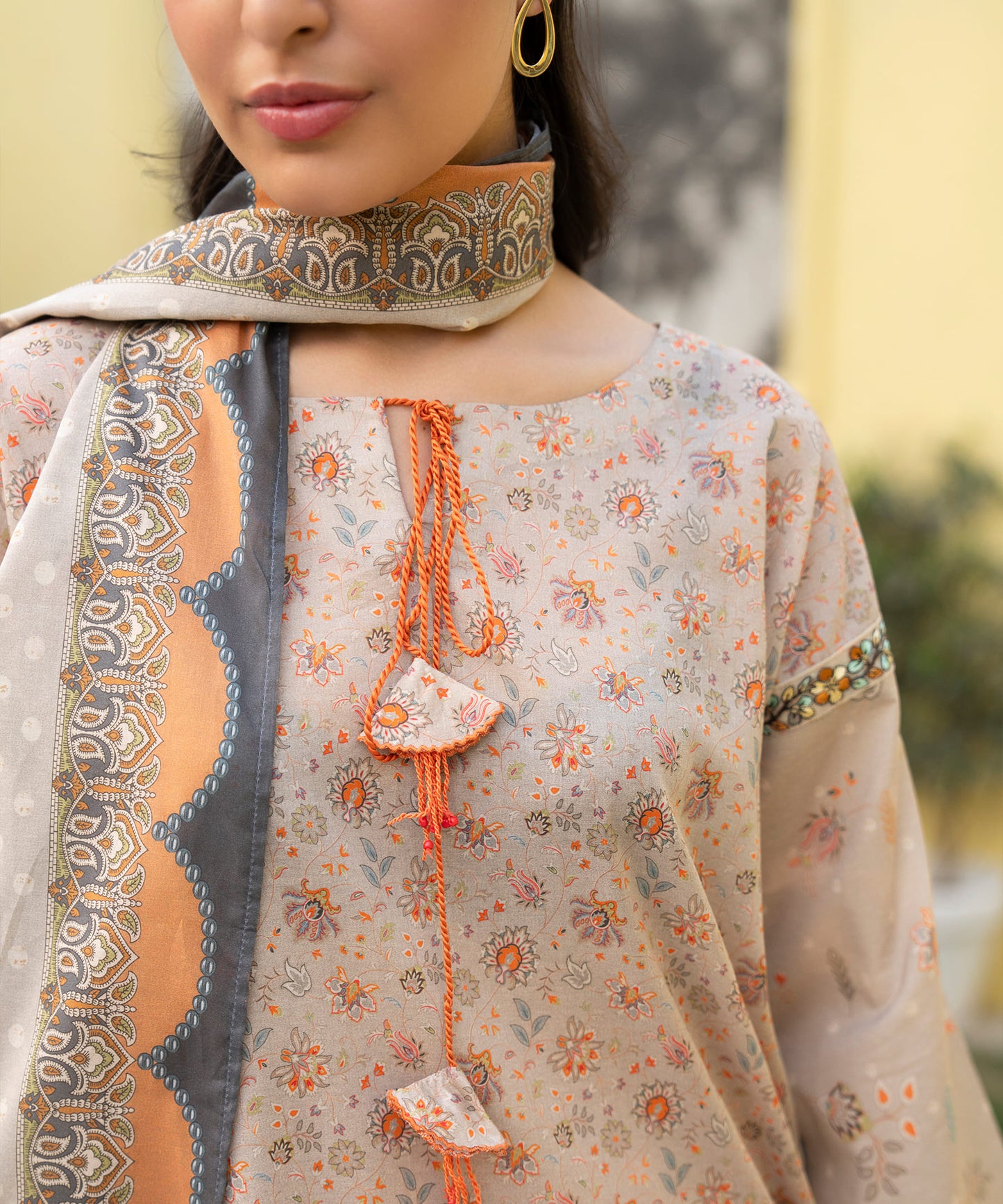 Women Printed 3 Piece Suit - CD2248