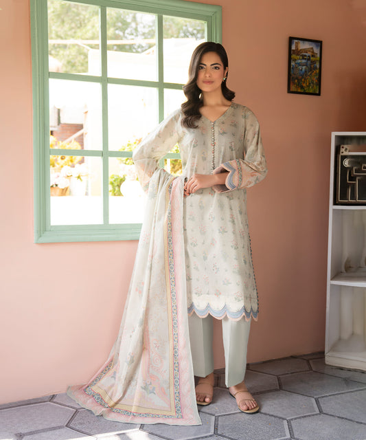 Women Printed 3 Piece Suit - CD2250