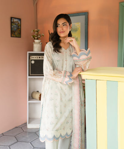 Women Printed 3 Piece Suit - CD2250