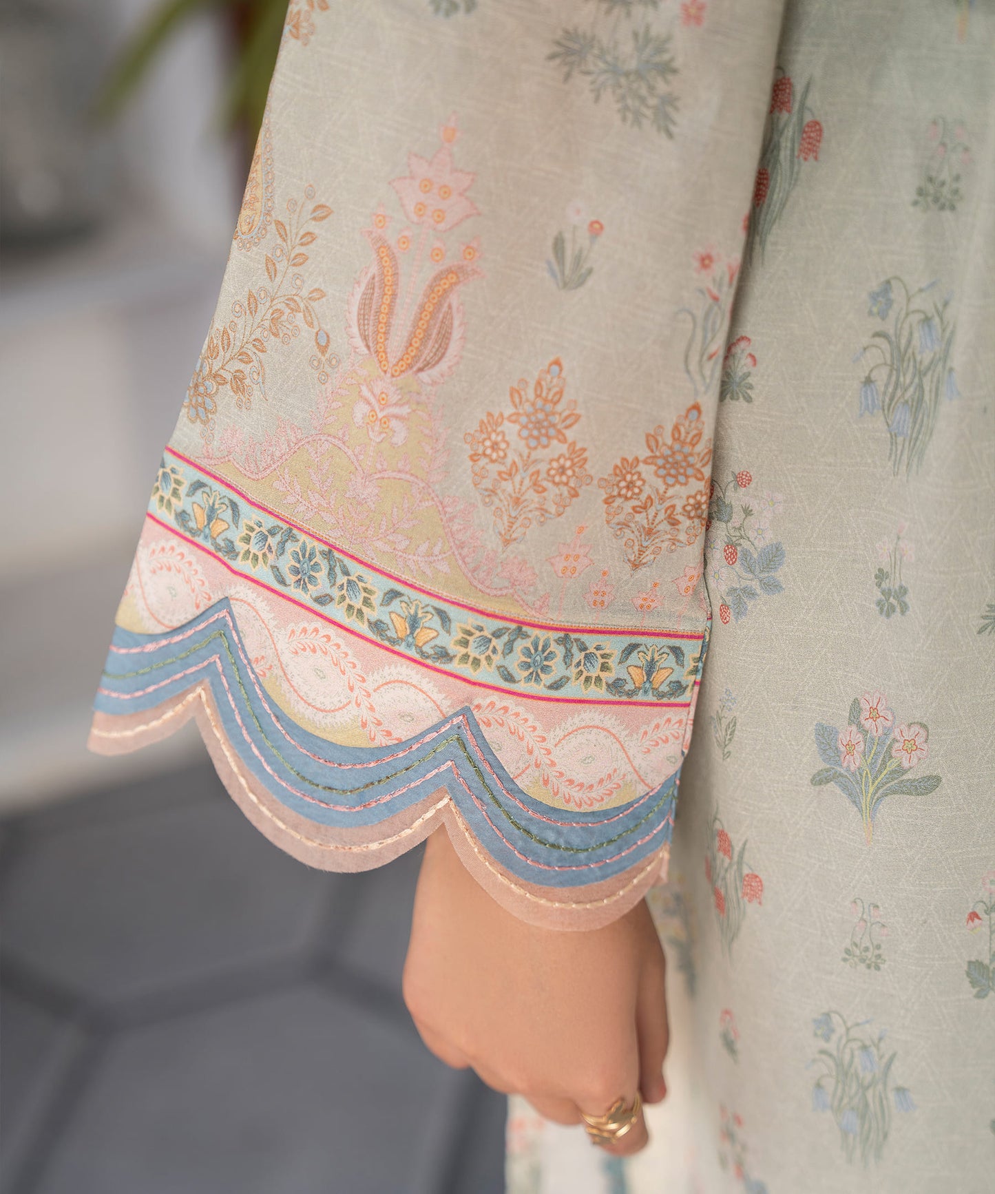 Women Printed 3 Piece Suit - CD2250