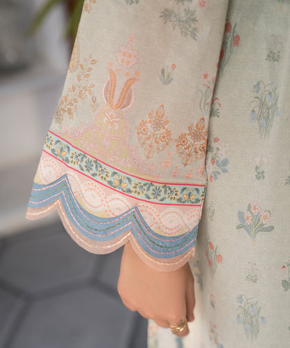 Women Printed 3 Piece Suit - CD2250