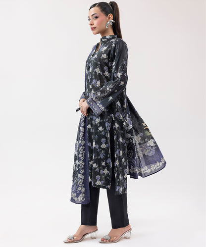 Women Printed 3 Piece Suit  - SDL062