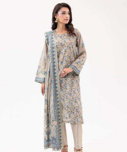 Women Printed 3 Piece Suit  - SDL064