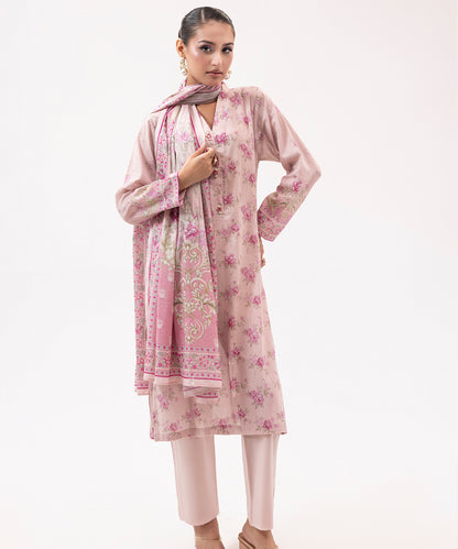 Women Printed 3 Piece Suit  - SDL065