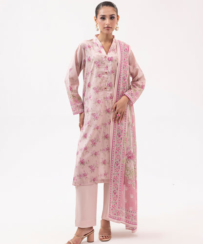 Women Printed 3 Piece Suit  - SDL065