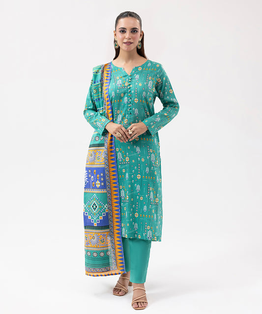 Women Printed 3 Piece Suit - SD2277