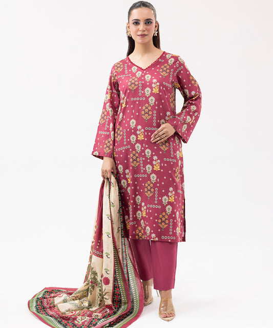 Women Printed 3 Piece Suit - SD2278