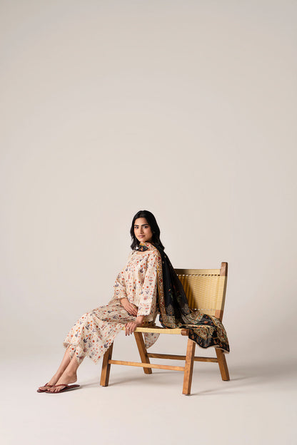 Women Printed 3 Piece Suit - SD2281