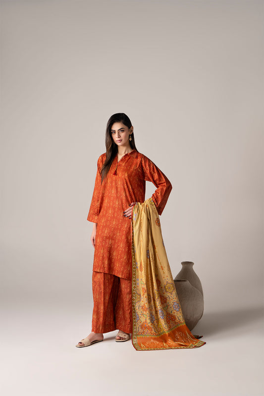 Women Printed 3 Piece Suit - SD2283