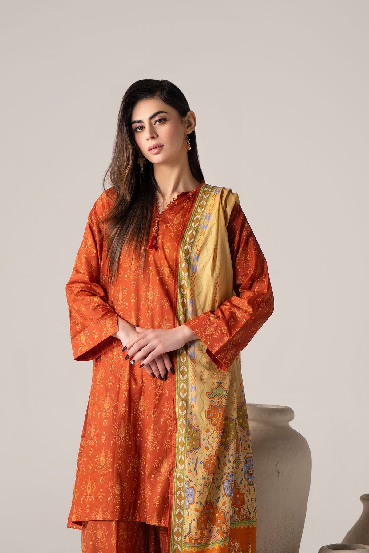 Women Printed 3 Piece Suit - SD2283