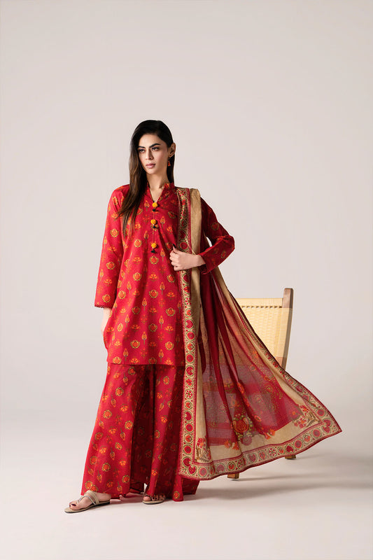 Women Printed 3 Piece Suit - SD2284