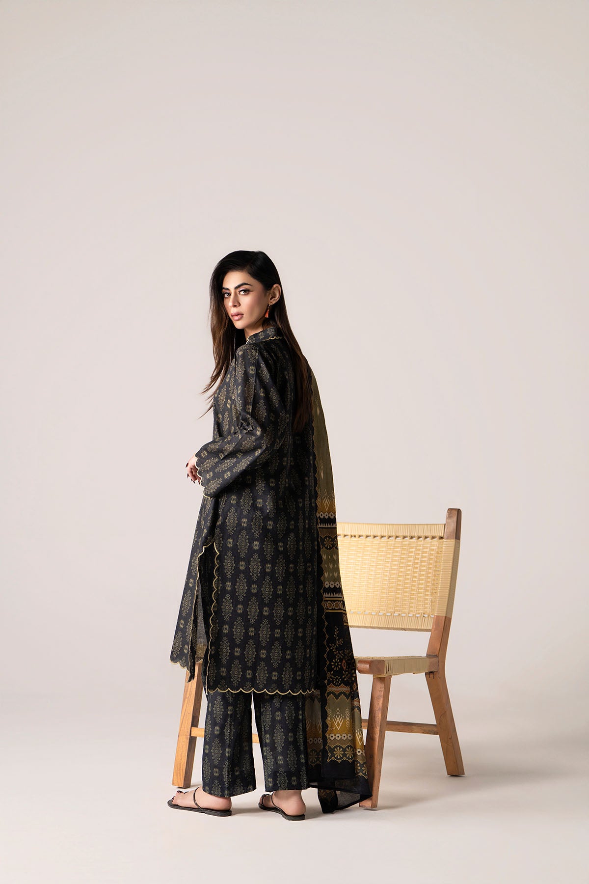 Women Printed 3 Piece Suit - SD2286