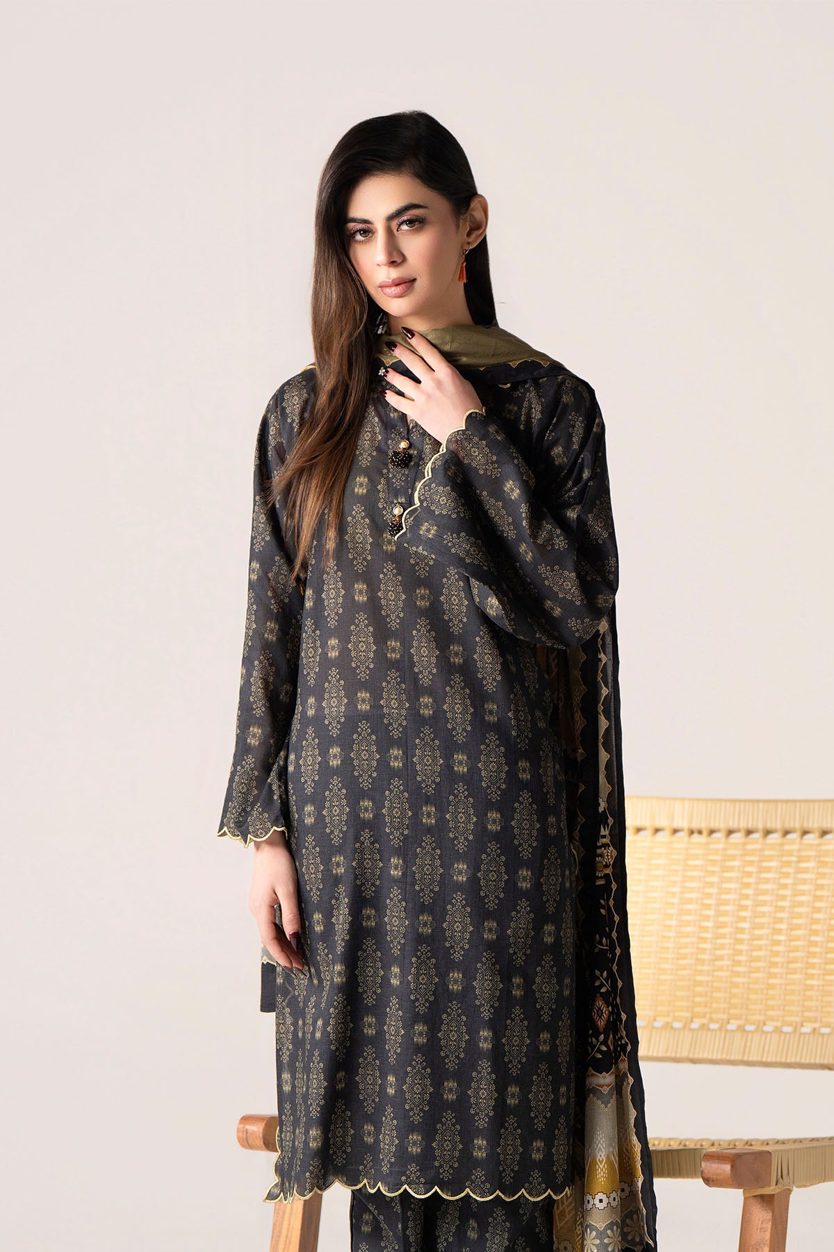 Women Printed 3 Piece Suit - SD2286