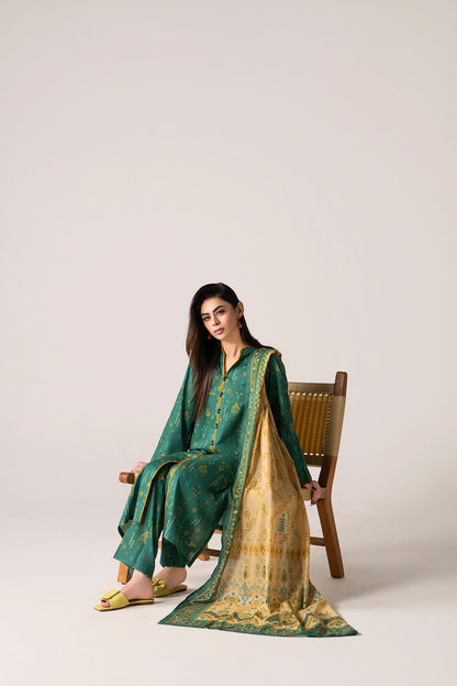 Women Printed 3 Piece Suit - SD2287