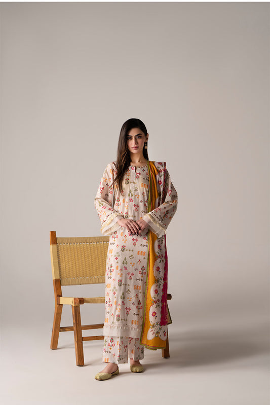 Women Printed 3 Piece Suit - SD2290