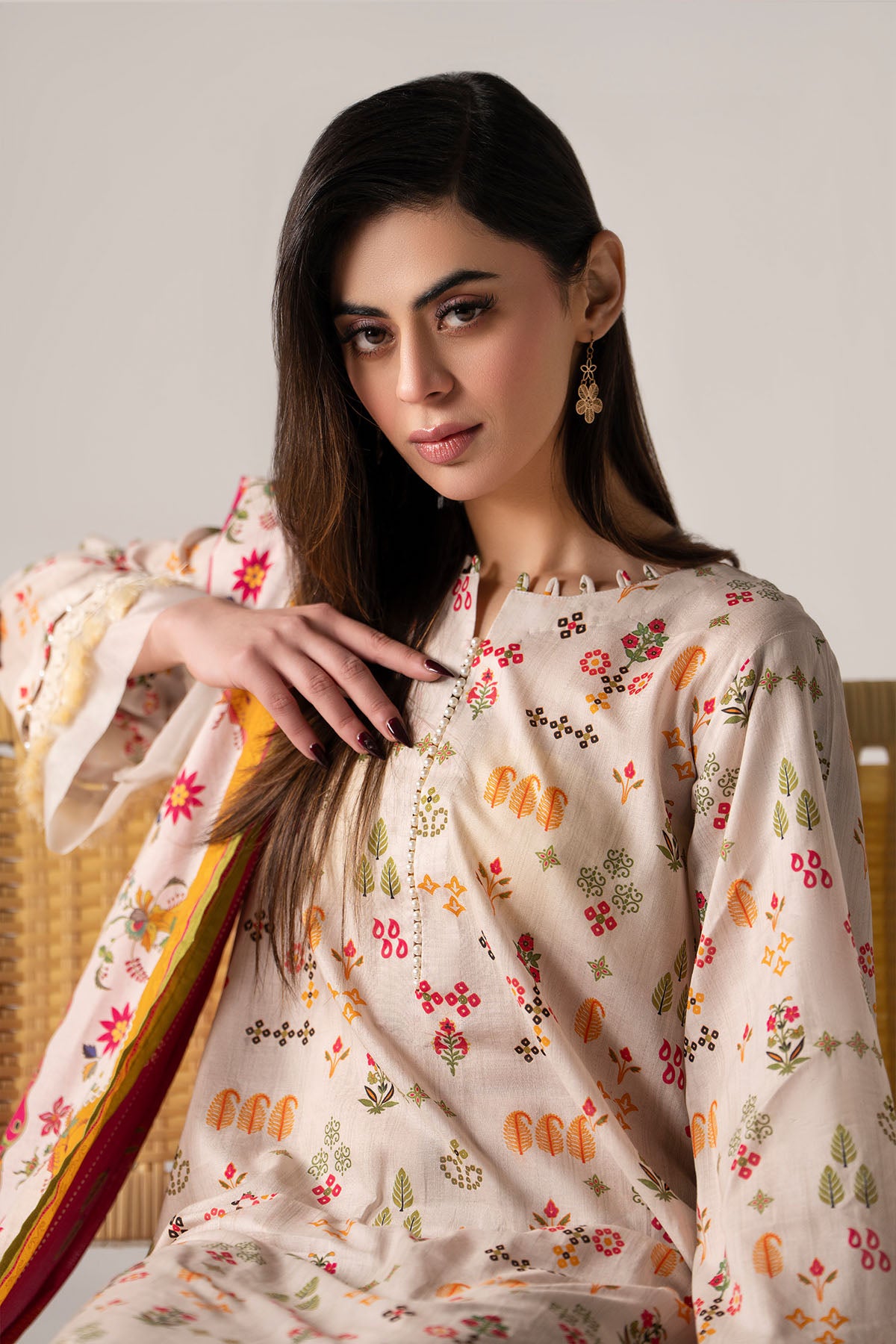 Women Printed 3 Piece Suit - SD2290