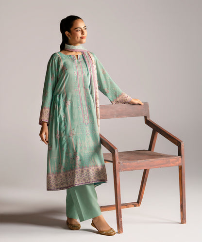 Women Printed 3 Piece Suit - SD2301