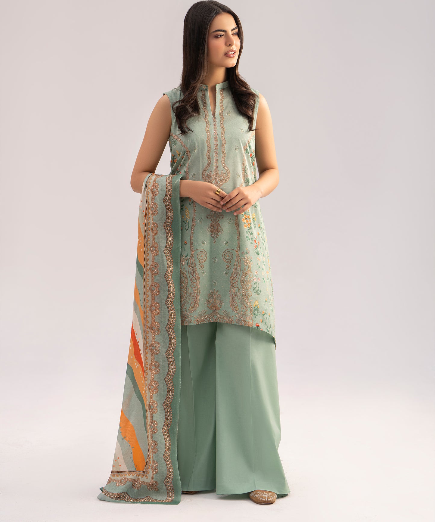 Women Printed 3 Piece Suit - SD2302