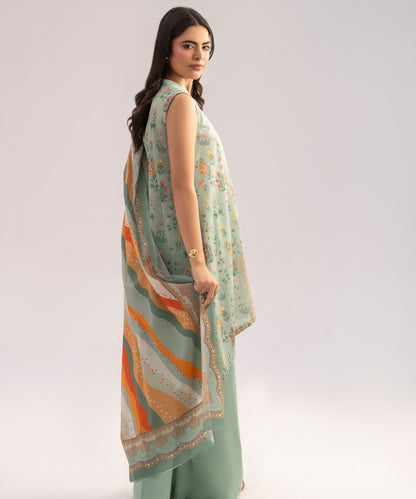 Women Printed 3 Piece Suit - SD2302