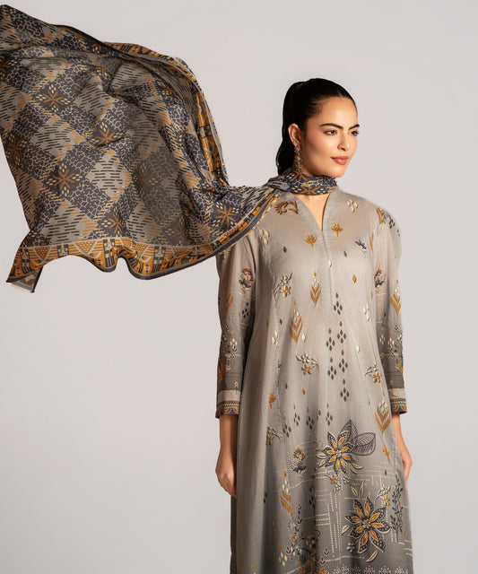 Women Printed 3 Piece Suit - SD2303