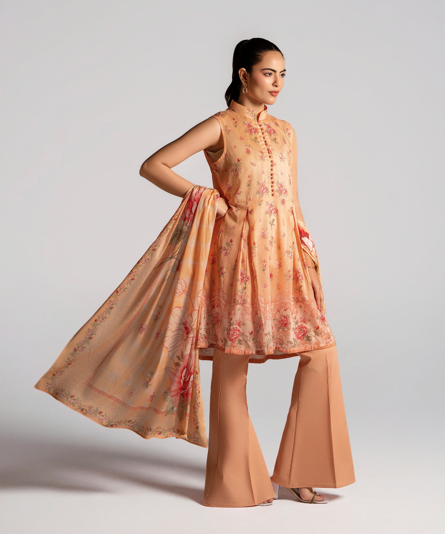 Women Printed 3 Piece Suit - SD2304