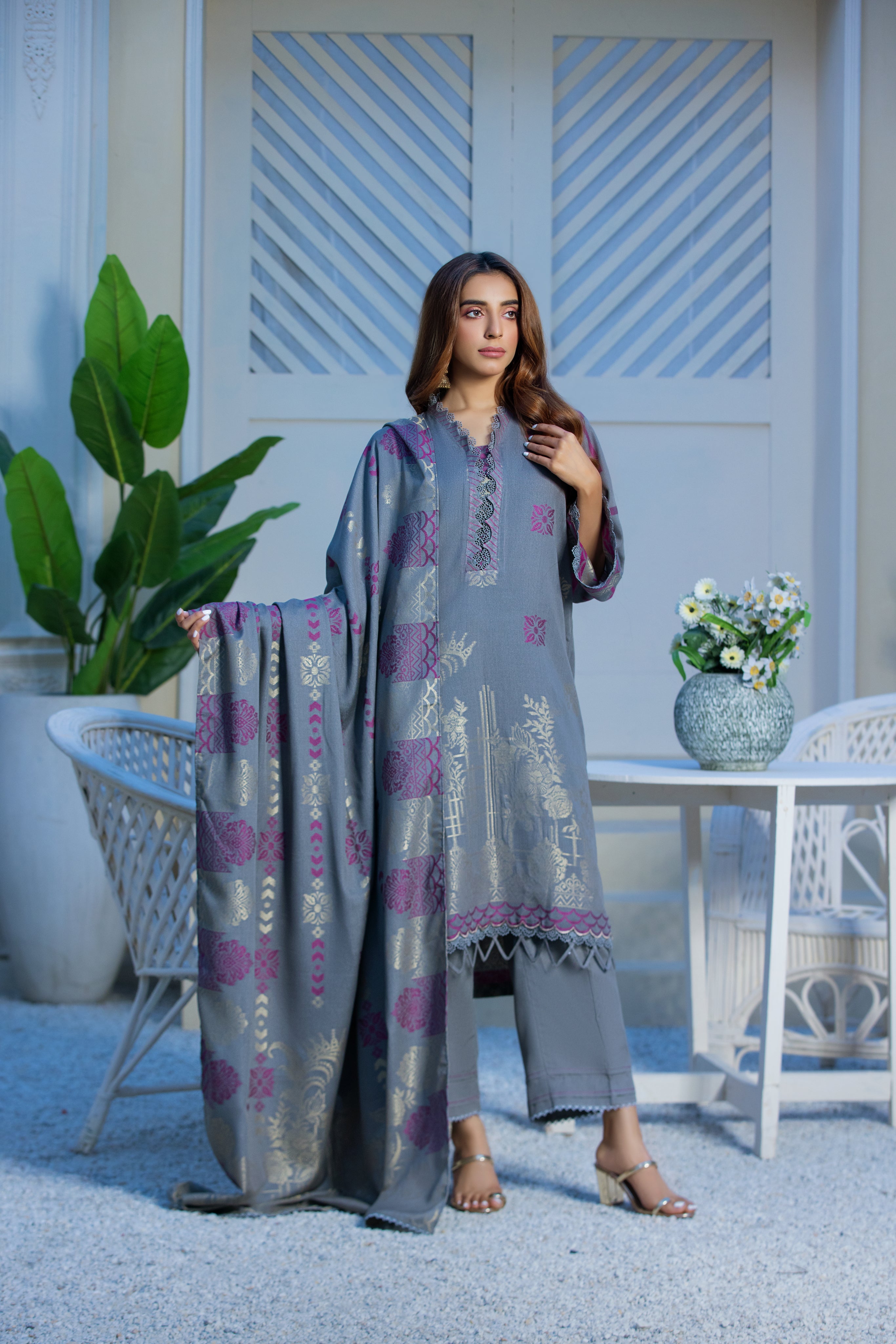 3PC JACQUARD KARANDI-Collection 2305 B