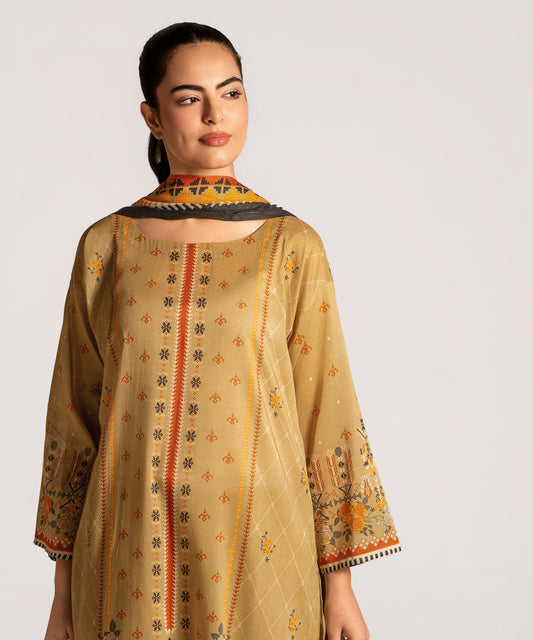 Women Printed 3 Piece Suit - SD2305