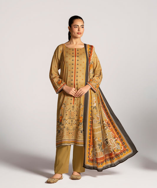 Women Printed 3 Piece Suit - SD2305