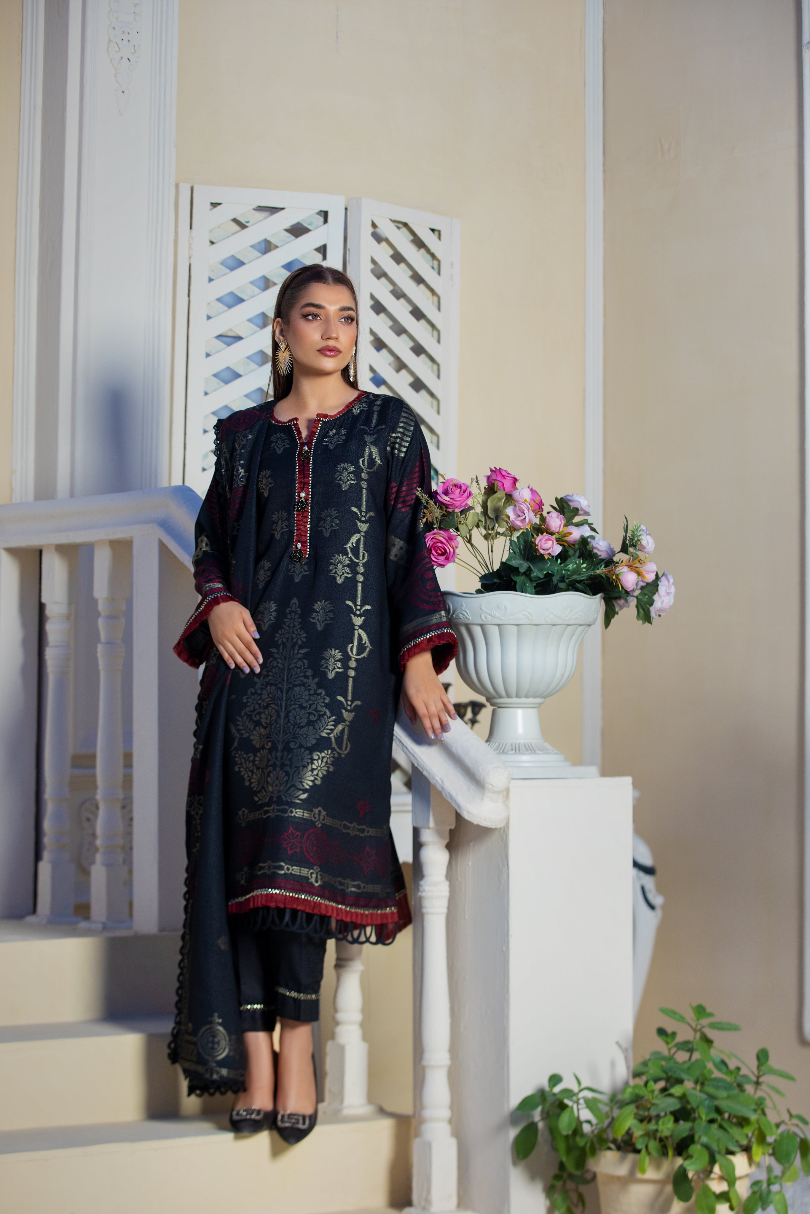 3PC JACQUARD KARANDI-Collection 2306 B