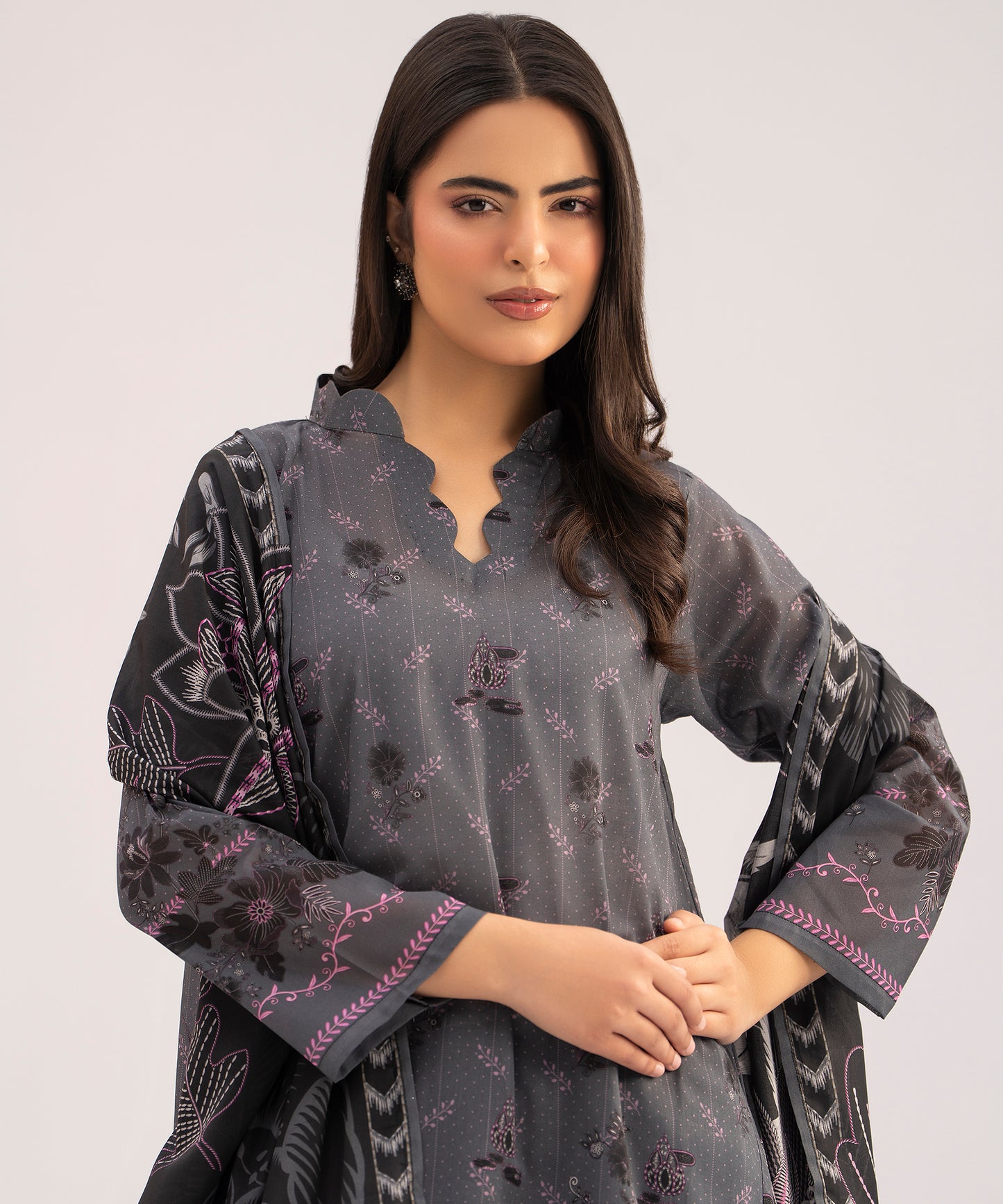 Women Printed 3 Piece Suit - SD2306