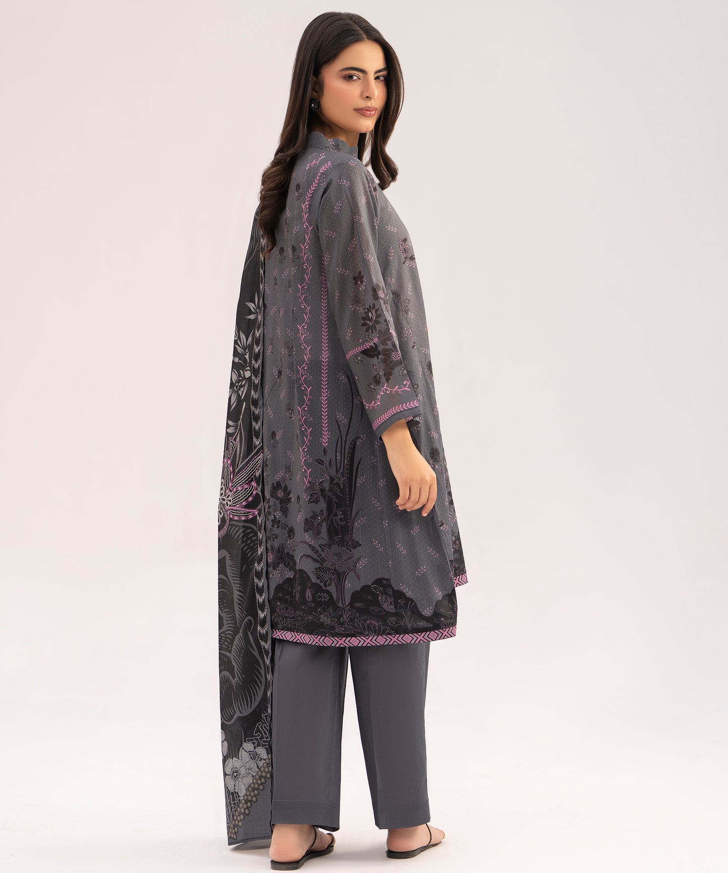 Women Printed 3 Piece Suit - SD2306
