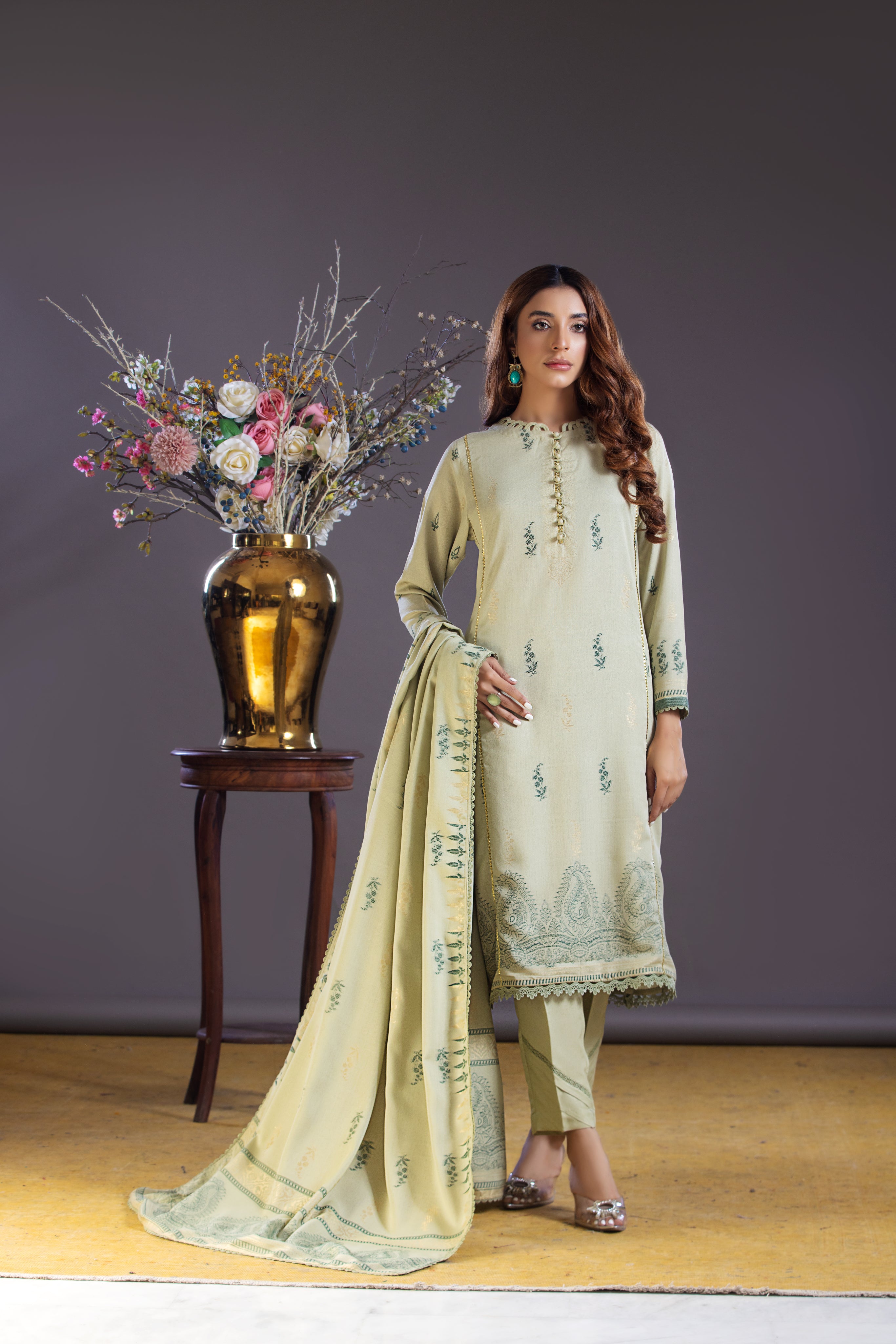 3PC JACQUARD KARANDI-Collection 2307 A