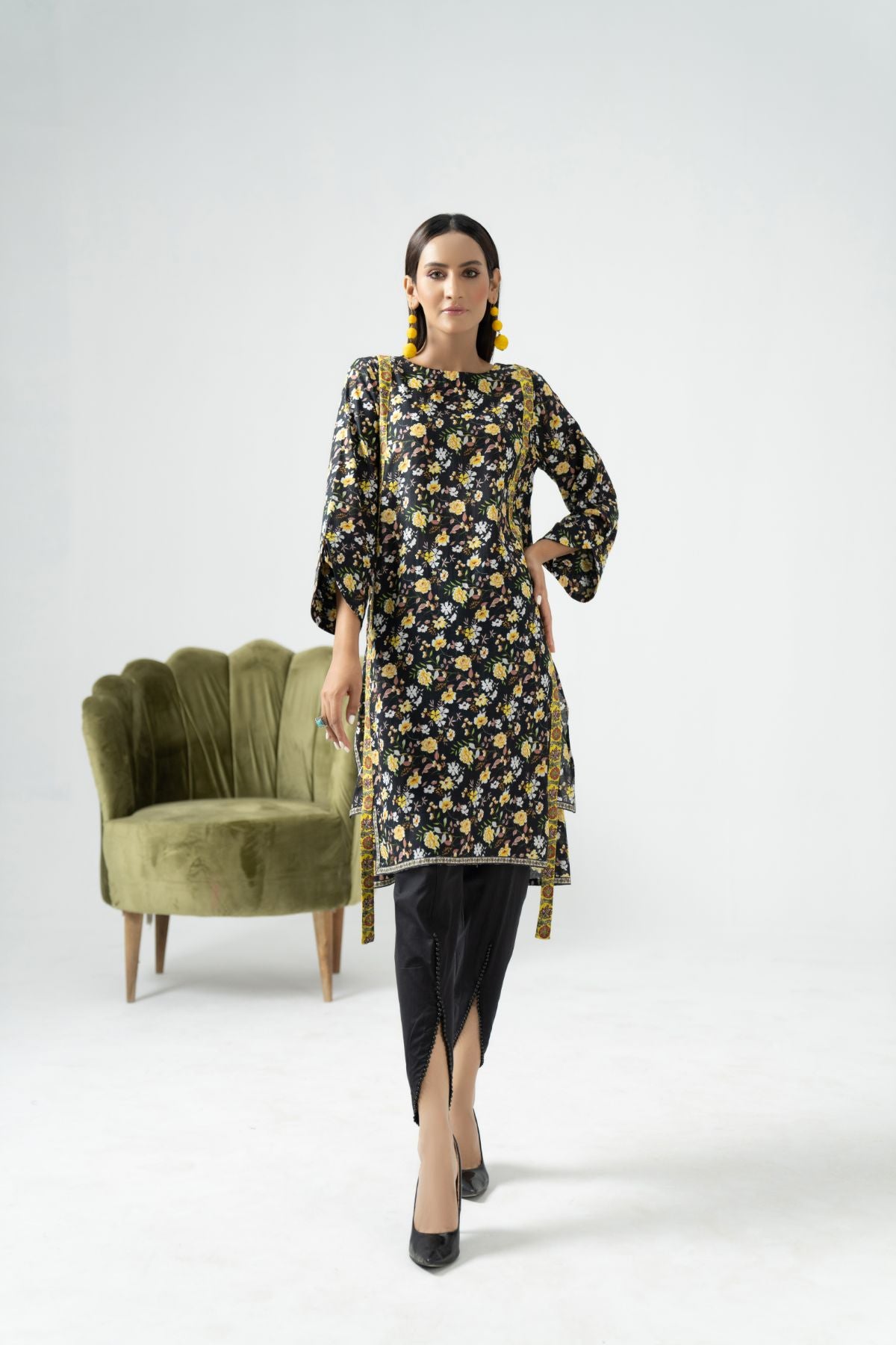 1PC Capital Kurti  2309