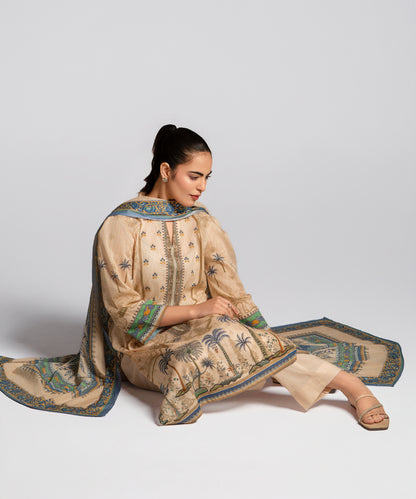 Women Printed 3 Piece Suit - SD2310
