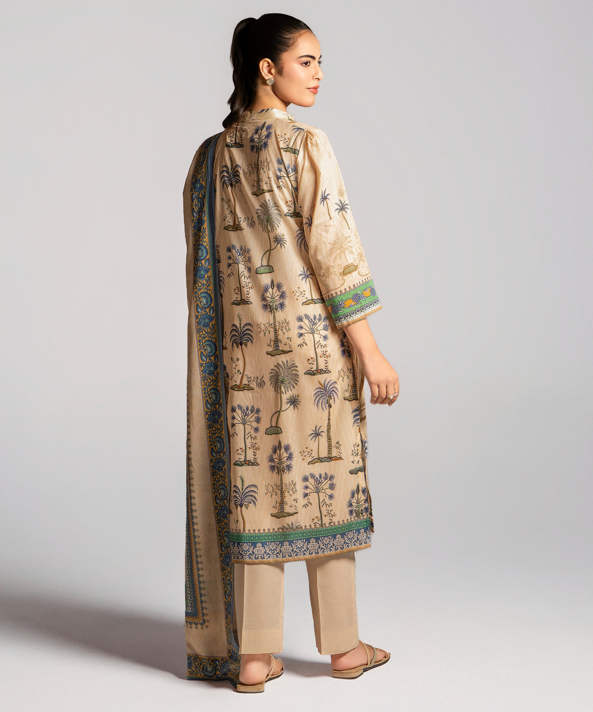 Women Printed 3 Piece Suit - SD2310