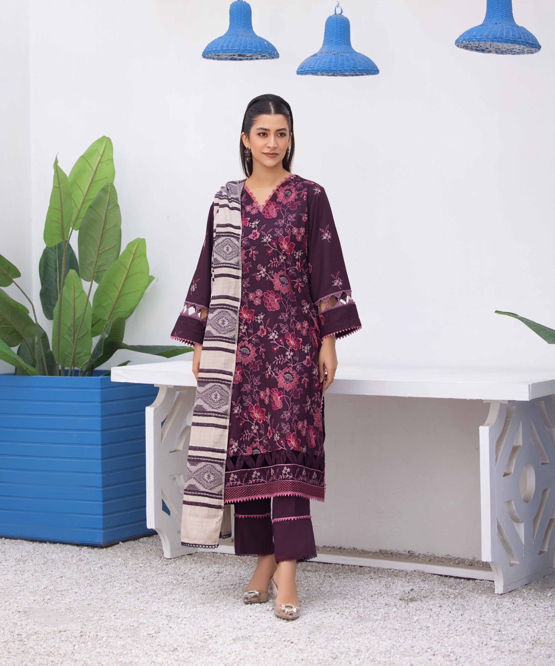 3PC Dhanak Collection 2417