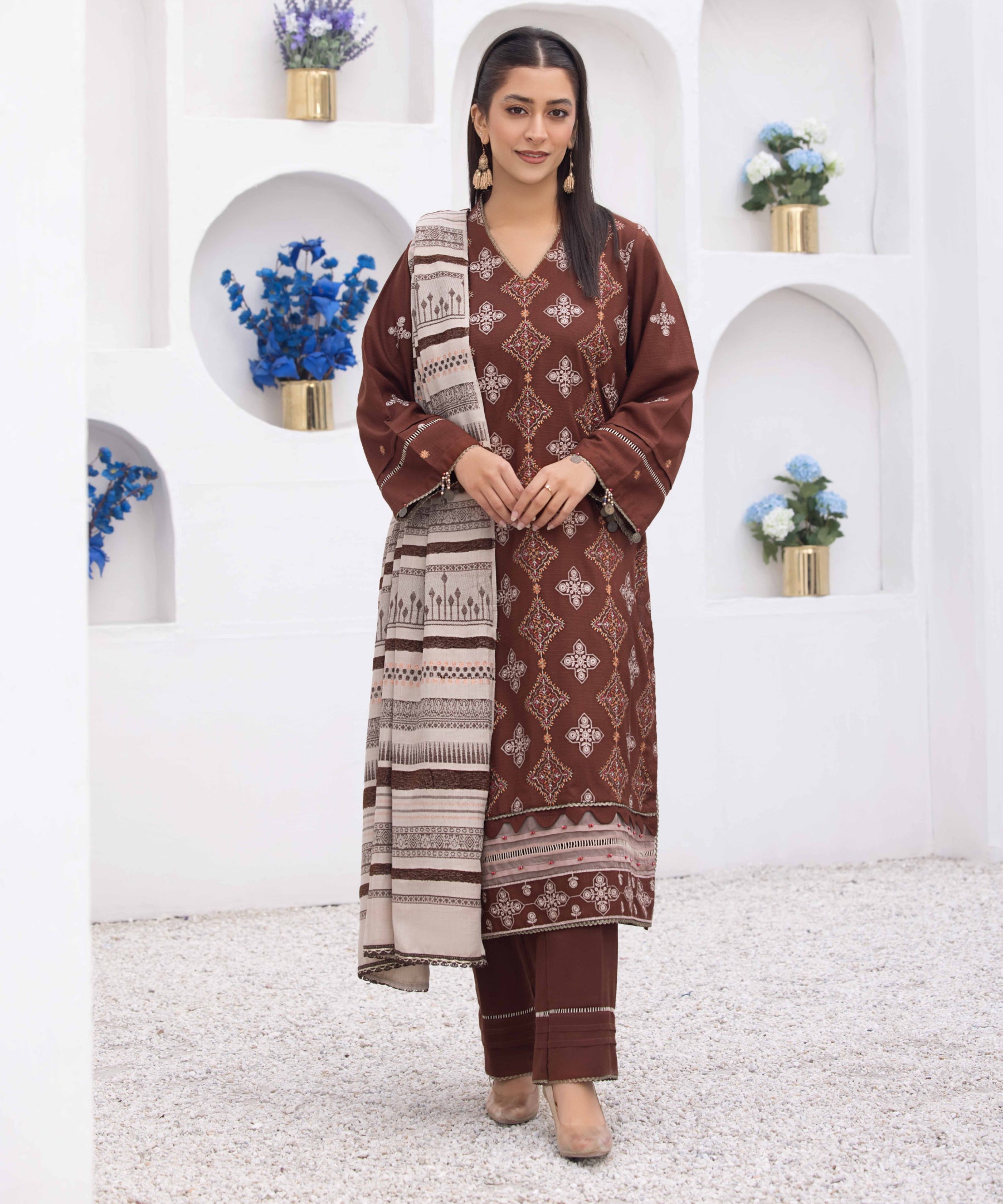 3PC Dhanak Collection 2420