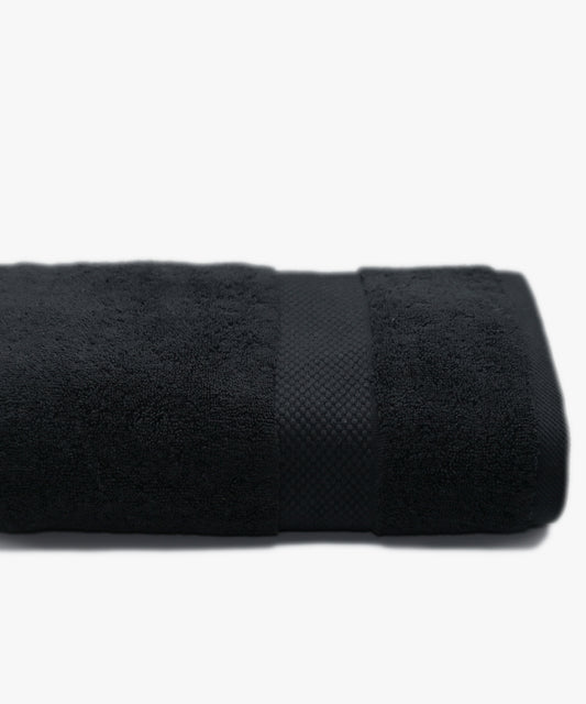Dobby Bath Towel - BLK