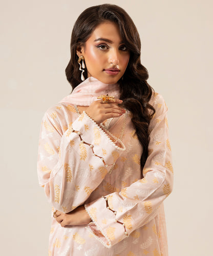 Women Jacquard 3 Piece Suit - JQ2502