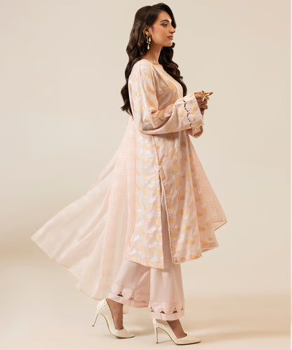 Women Jacquard 3 Piece Suit - JQ2502