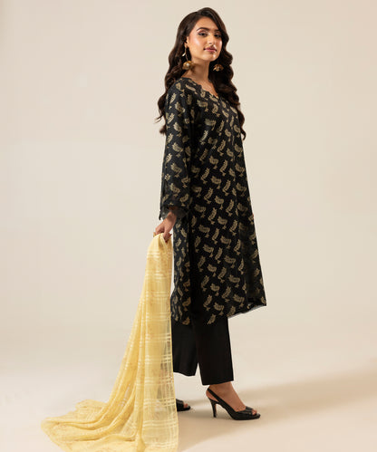 Women Jacquard 3 Piece Suit - JQ2503