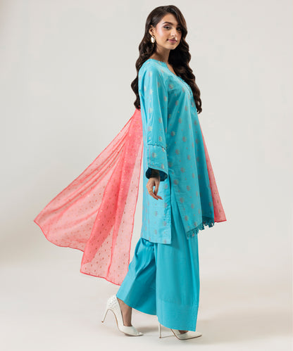 Women Jacquard 3 Piece Suit - JQ2504