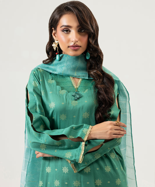 Women Jacquard 3 Piece Suit - JQ2506