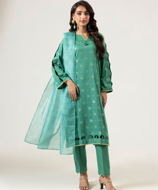 Women Jacquard 3 Piece Suit - JQ2506