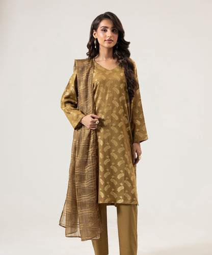 Women Jacquard 3 Piece Suit - JQ2508