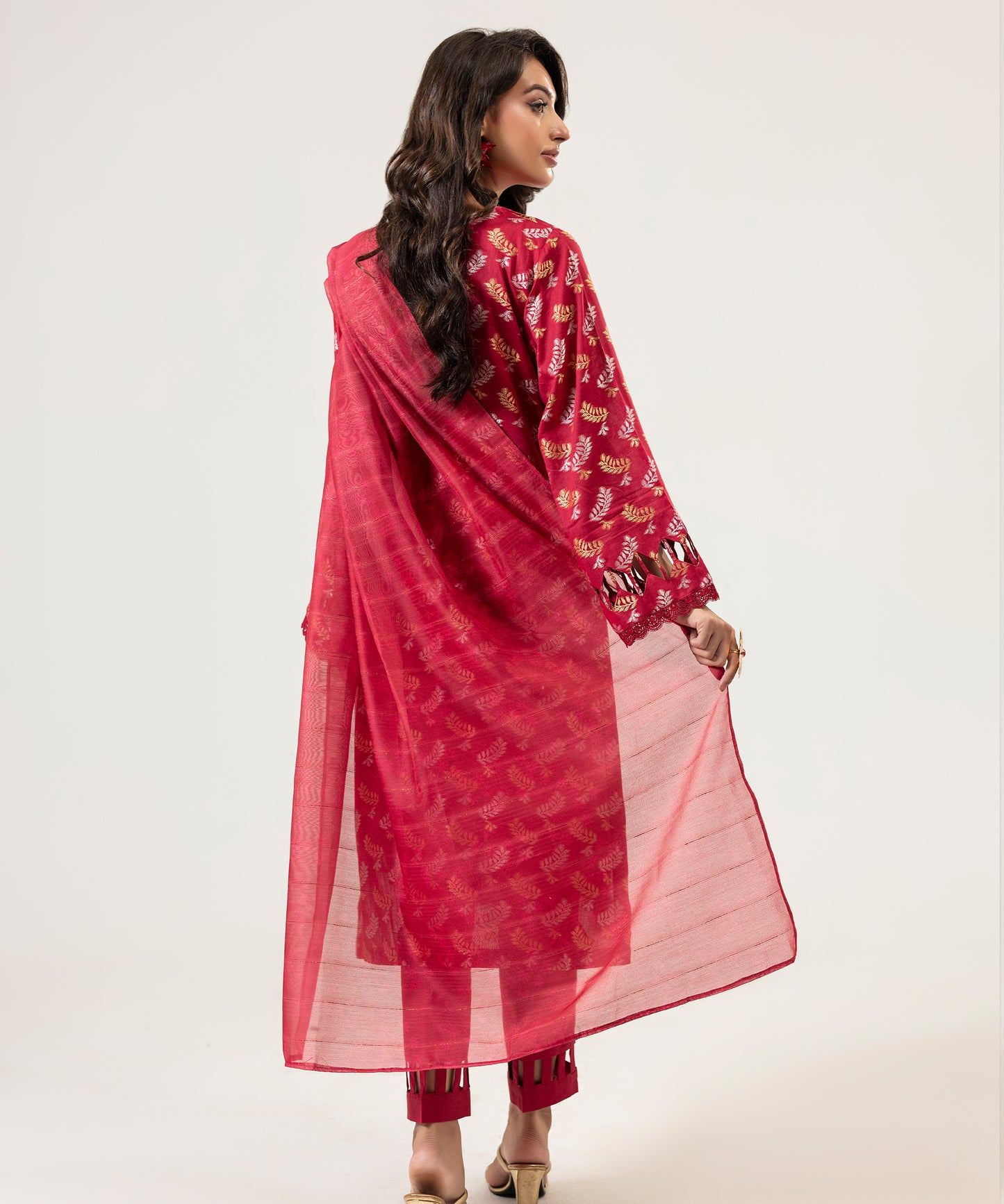 Women Jacquard 3 Piece Suit - JQ2509