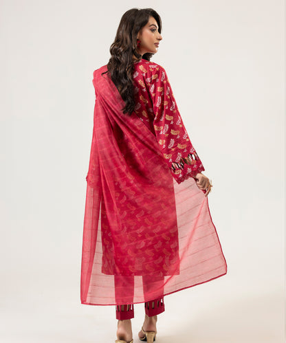 Women Jacquard 3 Piece Suit - JQ2509