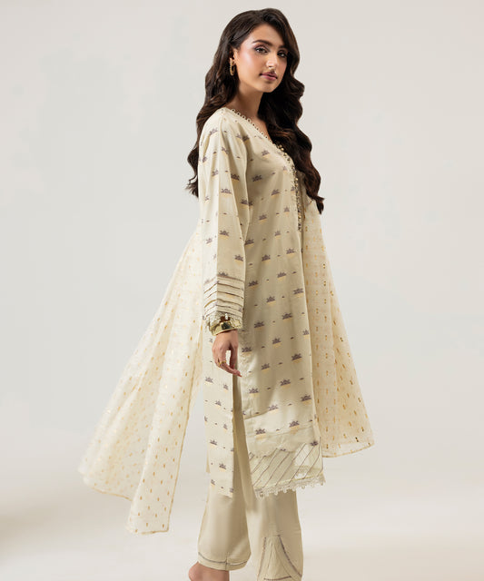 Women Jacquard 3 Piece Suit - JQ2510