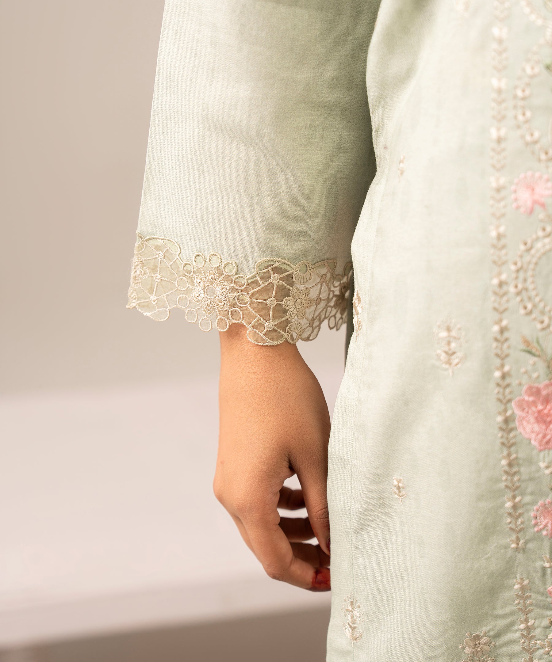 3PC Printed Embroidered Khaddar - 2602